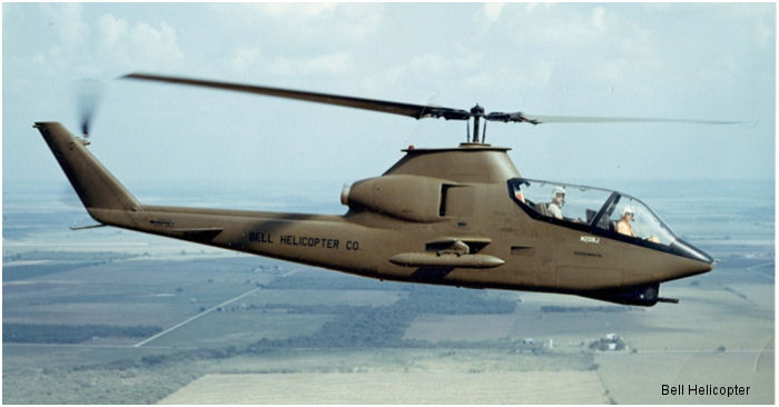 Bell 209 prototype First Flight in 1965