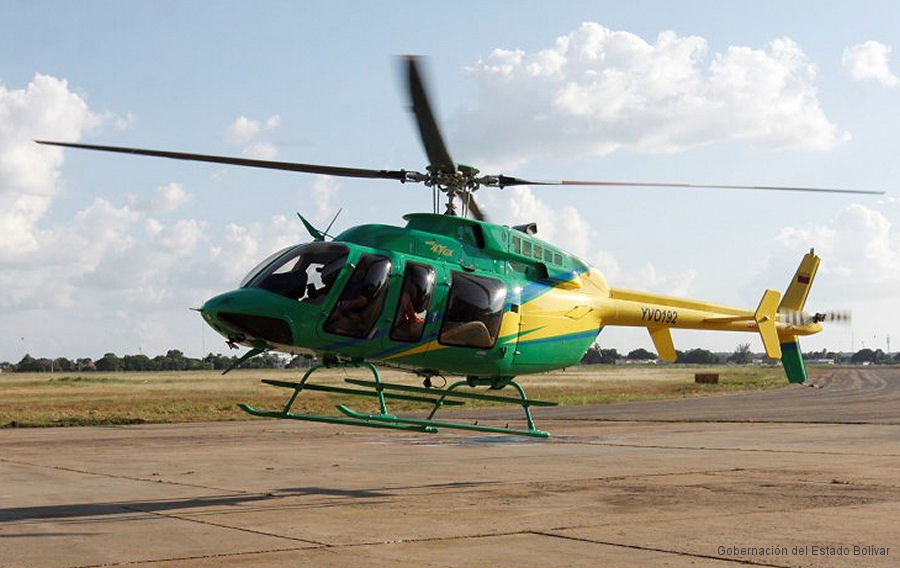 Detailed history and photos of helicopter Bell 407GX Serial 54346 Register YVO192 N468LH used by Bell Helicopter Track service timeline and current status.