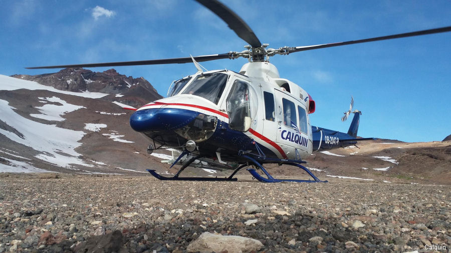 Detailed history and photos of helicopter Bell 412EP Serial 36255 Register EC-MVU C-FXLO OB-2047-P C-GMVY N385AL XC-AAR N2416X used by Airworks Helicopters ,Eagle Copters ,Calquin ,Air Logistics ,Heliservicio ,Bell Helicopter Track service timeline and current status.