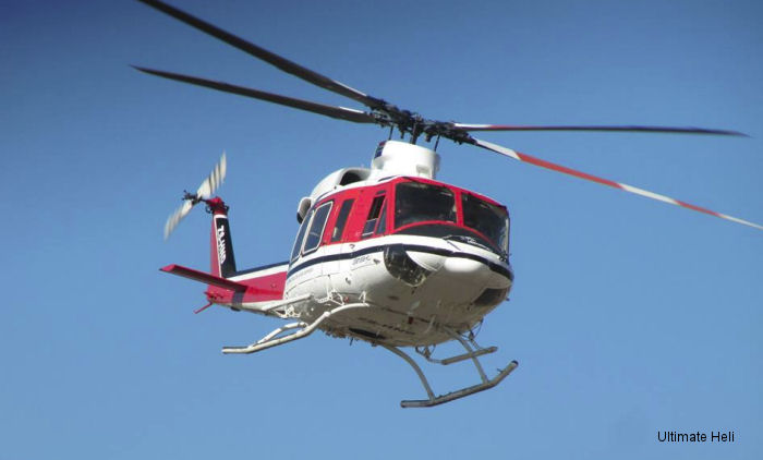 Detailed history and photos of helicopter Bell 412EP Serial 36468 Register ZS-HND SU-CBS C-FTCJ used by Petroleum Air Services PAS ,Ultimate Heli ,Bell Helicopter Canada Track service timeline and current status.