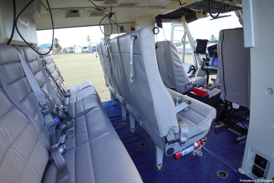 Helicopter Bell 412EPi Serial 37031 Register N840MT used by Guyana Defence Force GDF ,Bell Helicopter. Built 2018. Aircraft history and location