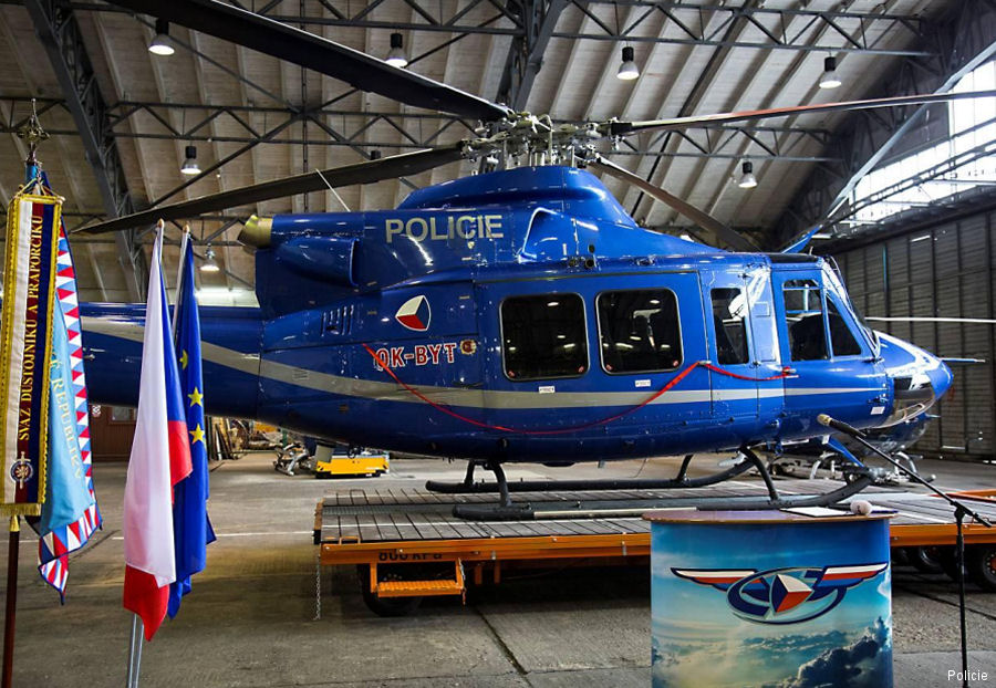 Detailed history and photos of helicopter Bell 412EPi Serial 37004 Register OK-BYT N538VV used by Policie České Republiky (Police of the Czech Republic) ,Bell Helicopter Europe ,Bell Helicopter Track service timeline and current status.