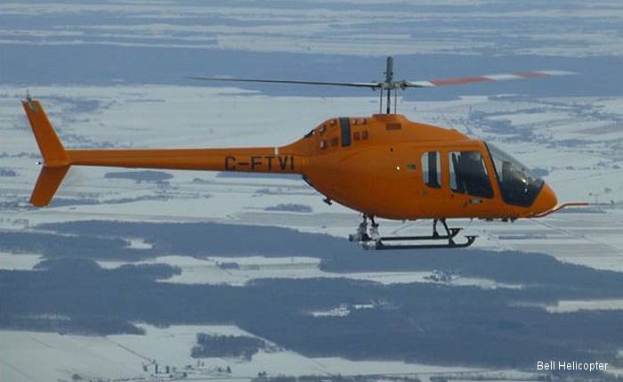 Helicopter Bell 505 Jet Ranger X Serial 65002 Register C-FTVI used by Bell Helicopter ,Bell Helicopter Canada. Built 2014. Aircraft history and location