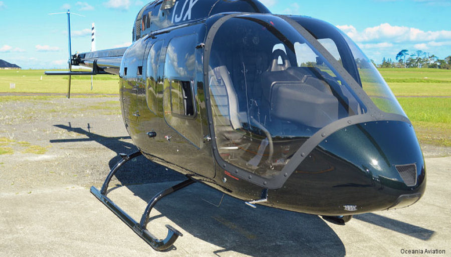 Detailed history and photos of helicopter Bell 505 Jet Ranger X Serial 65050 Register ZK-IJX Track service timeline and current status.