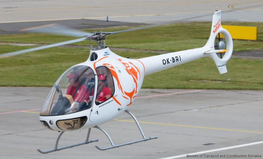 Detailed history and photos of helicopter Guimbal Cabri G2 Serial 1143 Register OK-BRI Track service timeline and current status.