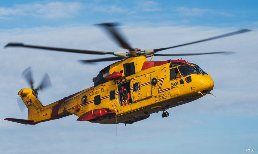 Detailed history and photos of helicopter AgustaWestland CH-149 Cormorant Serial 50054 Register 149901 used by Canadian Armed Forces Track service timeline and current status.