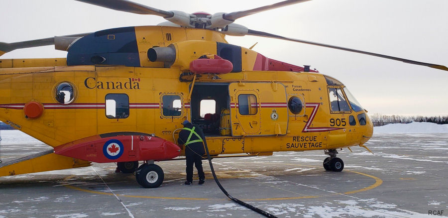 Detailed history and photos of helicopter AgustaWestland CH-149 Cormorant Serial 50080 Register 149905 used by Canadian Armed Forces Track service timeline and current status.