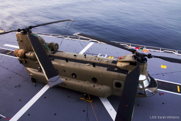 Helicopter Boeing CH-47F Chinook Serial M.7432 Register A15-302 used by Australian Army Aviation (Australian Army). Aircraft history and location