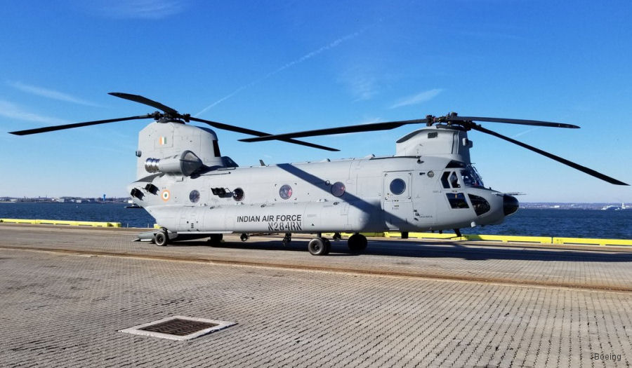 Detailed history and photos of helicopter Boeing CH-47F Chinook Serial M.2406 Register ZL4671 used by Bharatiya Vayu Sena (Indian Air Force) Track service timeline and current status.