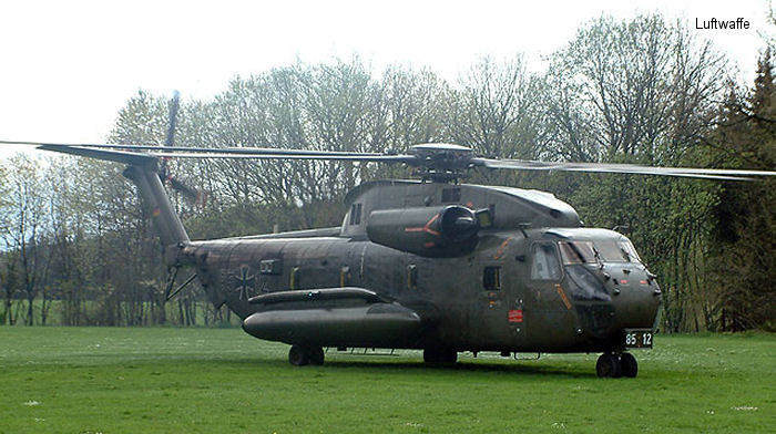 Photos of CH-53G in German Air Force helicopter service.
