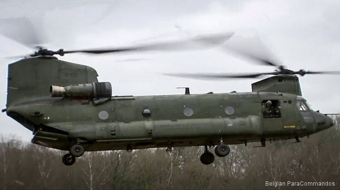 Helicopter Boeing CH-47D Chinook Serial M.4101 Register D-101 N2067F used by Koninklijke Luchtmacht (Royal Netherlands Air Force) Boeing Helicopters. Aircraft history and location