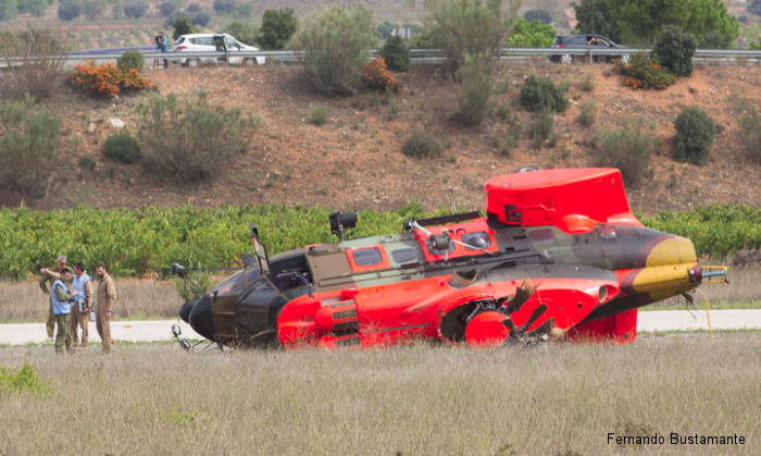 Detailed history and photos of helicopter Eurocopter AS532AL Cougar Serial 2738 Register HU.27-02 used by Unidad Militar de Emergencias UME (Spanish Military Emergencies Unit) ,Fuerzas Aeromóviles del Ejército de Tierra FAMET (Spanish Army Aviation) Track service timeline and current status.