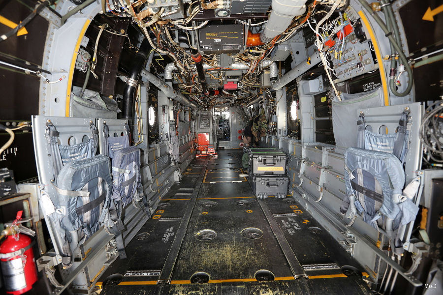 Bell V-22 Osprey cabin