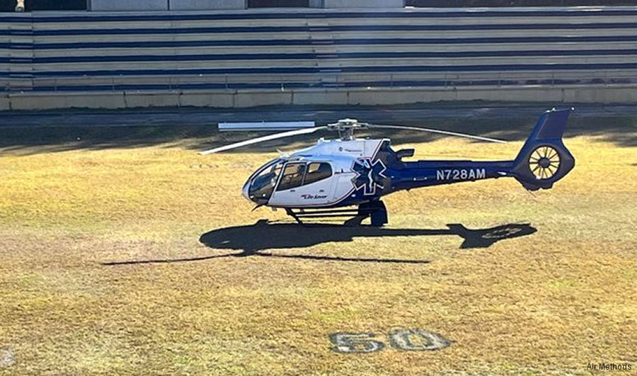 Detailed history and photos of helicopter Eurocopter EC130B4 Serial 7248 Register N728AM N139HN N348AM used by Air Methods ,TVPX ,HealthNet (HealthNet Aeromedical Services) ,American Eurocopter (Eurocopter USA) Track service timeline and current status.