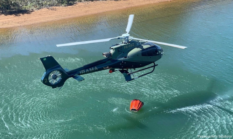 Detailed history and photos of helicopter Eurocopter EC130B4 Serial 7509 Register PR-HBZ used by Governo do Brasil IBAMA (Instituto Brasileiro do Meio Ambiente e dos Recursos Naturais Renovaveis) ,Helisul Taxi Aereo Track service timeline and current status.