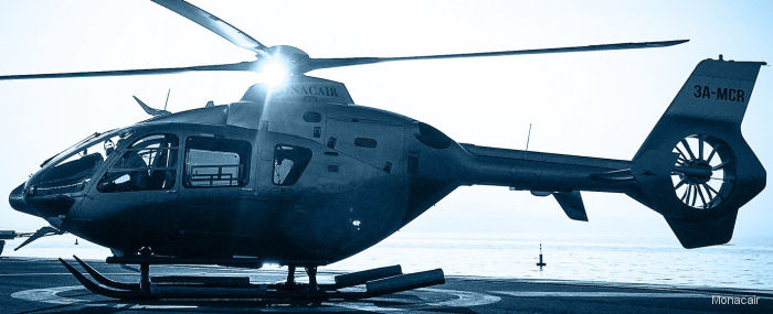 Detailed history and photos of helicopter Eurocopter EC135P2+ Serial 0660 Register 3A-MAF 3A-MCR HB-ZAJ F-HAIL used by Monacair ,Swift Copters ,Mont Blanc Helicopteres MBH Track service timeline and current status.