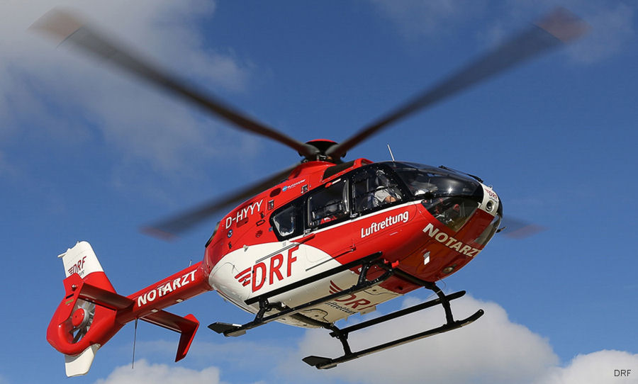 Detailed history and photos of helicopter Eurocopter EC135P2+ Serial 1030 Register D-HYYY used by Air Rescue Austria ARA (ARA Flugrettug) ,DRF Luftrettung DRF Christoph 80 (DRF) ,Christoph 43 (DRF) ,Christoph 114 (DRF) Track service timeline and current status.