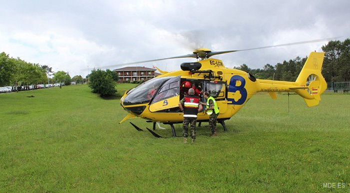 Detailed history and photos of helicopter Eurocopter EC135P2+ Serial 0824 Register EC-LCN used by Administraciones Locales (Spanish Autonomous Communities) ,TAF Helicopters Track service timeline and current status.