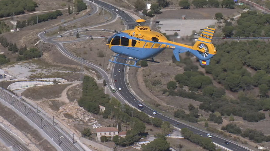 Detailed history and photos of helicopter Eurocopter EC135T2+ Serial 0744 Register EC-LDF used by Direccion General de Trafico DGT (Spanish Traffic Authority) Track service timeline and current status.