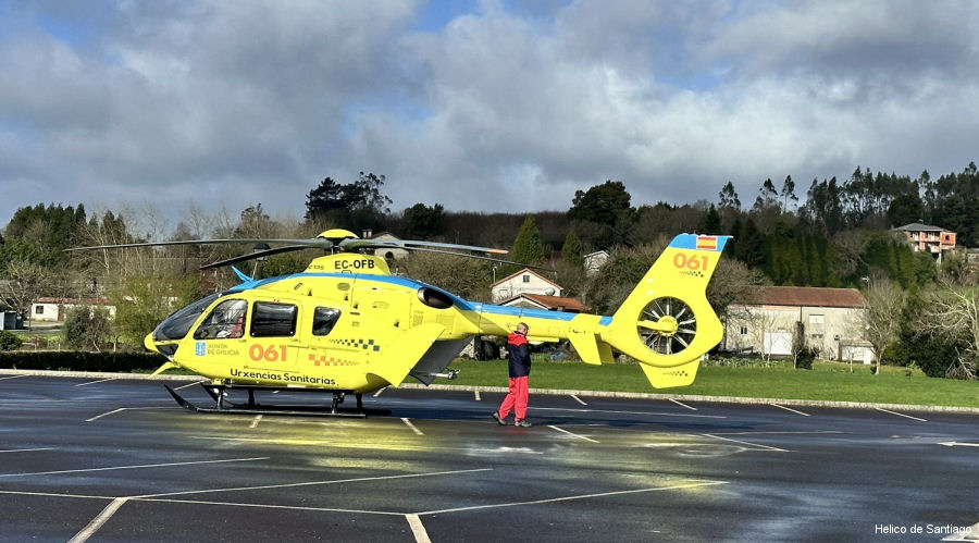 Detailed history and photos of helicopter Eurocopter EC135P2+ Serial 0691 Register EC-OFB F-HCHL YR-RYC used by Administraciones Locales Xunta de Galicia (Galicia Government) ,SAMU SAMU 28 ,INAER France Track service timeline and current status.