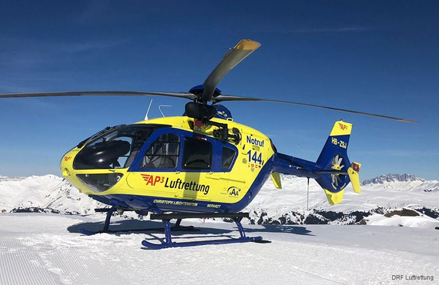 Detailed history and photos of helicopter Eurocopter EC135P1 Serial 0045 Register HB-ZSJ OE-XML D-HRET used by AP3 Luftrettung ,Alpine Air Ambulance AAA ,Skymedia AG ,SHS (Schider Helicopter Service) ,ADAC Luftrettung ADAC Christoph 23 (ADAC) ,Christoph 19 (ADAC) Track service timeline and current status.