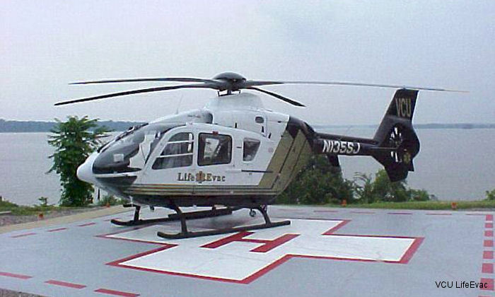 Detailed history and photos of helicopter Eurocopter EC135P1 Serial 0054 Register N312SA N135SJ N4056V D-HECM used by Superior Air Ambulance ,PennSTAR ,TGH (Tampa General Hospital) ,Air Methods ,VCU Health (LifeEvac Virginia) ,American Eurocopter (Eurocopter USA) ,Eurocopter Deutschland GmbH (Eurocopter Germany) Track service timeline and current status.