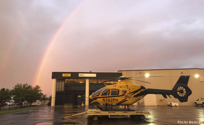 Detailed history and photos of helicopter Eurocopter EC135P2 Serial 0364 Register N302PH used by AirCare1 (AirCare 1 Medevac Manassas) ,AirCare4 (AirCare 4 Medevac Front Royal) ,PHI Inc Track service timeline and current status.