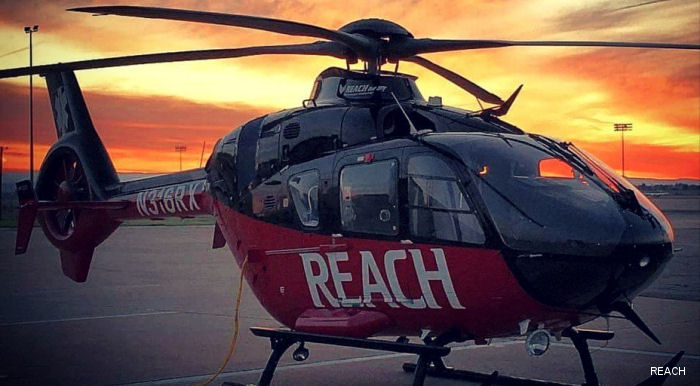 Detailed history and photos of helicopter Airbus EC135P2+ Serial 1148 Register N316RX N148MT used by REACH Air Medical ,Airbus Helicopters Inc (Airbus Helicopters USA) Track service timeline and current status.