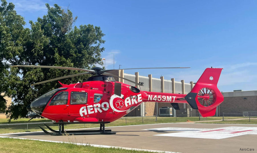 Detailed history and photos of helicopter Eurocopter EC135P2+ Serial 0928 Register N459MT used by AeroCare ,TVPX ,MAC (Mercy Air Care) ,Med Trans Corp ,American Eurocopter (Eurocopter USA) Track service timeline and current status.