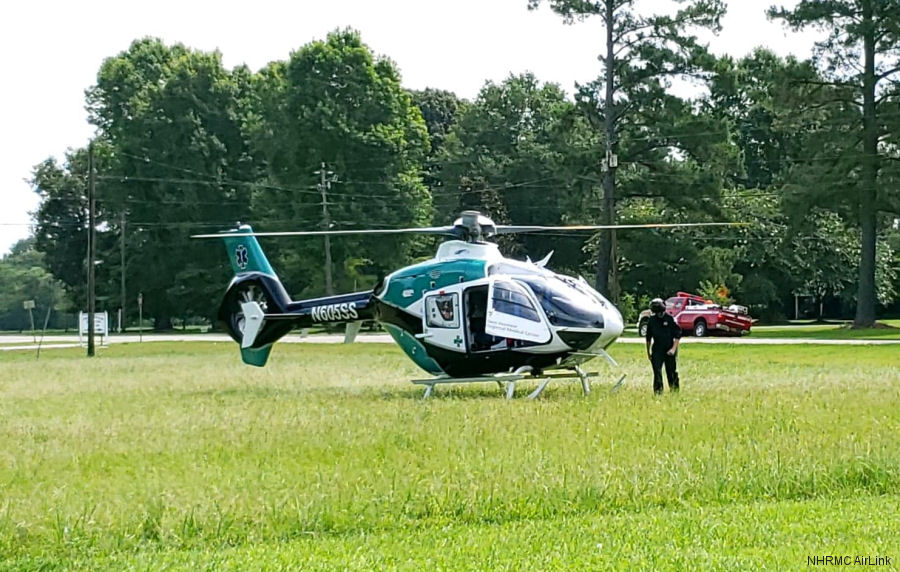 Helicopter Eurocopter EC135P2 Serial 0461 Register N930NH N605SS used by NHRMC AirLink ,ERA Helicopters. Built 2006. Aircraft history and location
