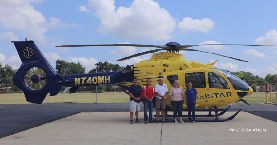 Detailed history and photos of helicopter Eurocopter EC135T2+ Serial 0740 Register N740MH I-WIND D-HAAT D-HECV used by MedSTAR Transport ,Metro Aviation ,EliFriulia ,Eurocopter Deutschland GmbH (Eurocopter Germany) Track service timeline and current status.