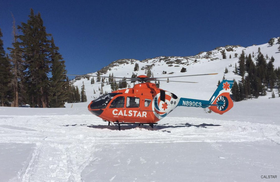 Helicopter Airbus H135 / EC135P3 Serial 1181 Register N890CS used by CALSTAR ,Airbus Helicopters Inc (Airbus Helicopters USA). Built 2015. Aircraft history and location