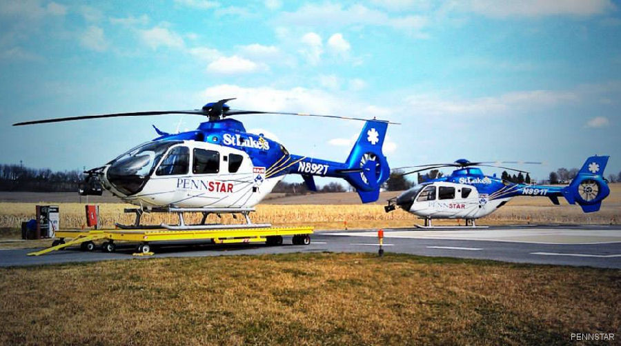 Detailed history and photos of helicopter Eurocopter EC135T1 Serial 0051 Register N891T used by NHRMC AirLink ,PennSTAR ,MedSTAR Transport ,STARFlight (Travis County Emergency Services) Track service timeline and current status.