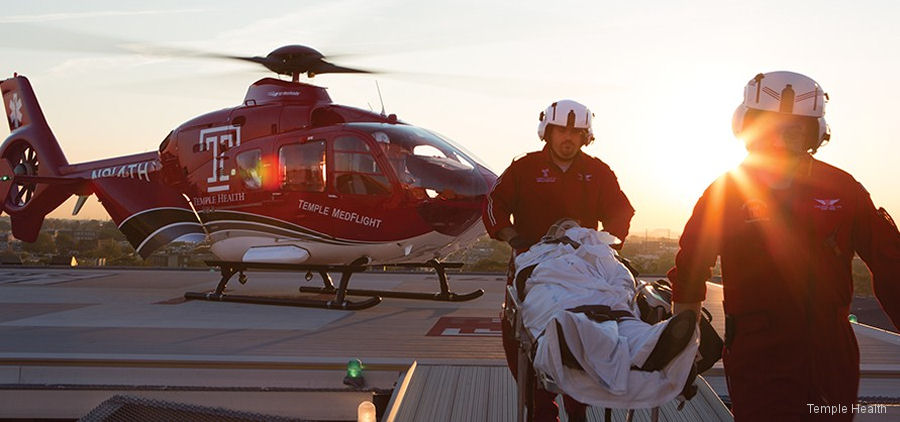 Detailed history and photos of helicopter Eurocopter EC135T2 Serial 0440 Register N914TH N914EF used by Temple Health ,Air Methods ,PennSTAR Track service timeline and current status.