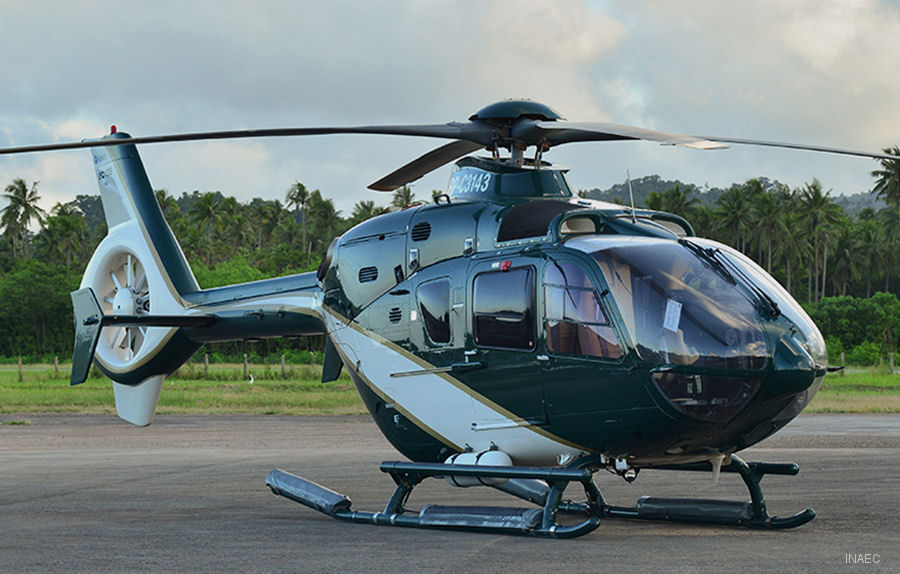 Helicopter Eurocopter EC135P2+ Serial 0696 Register RP-C3143 used by INAEC. Aircraft history and location