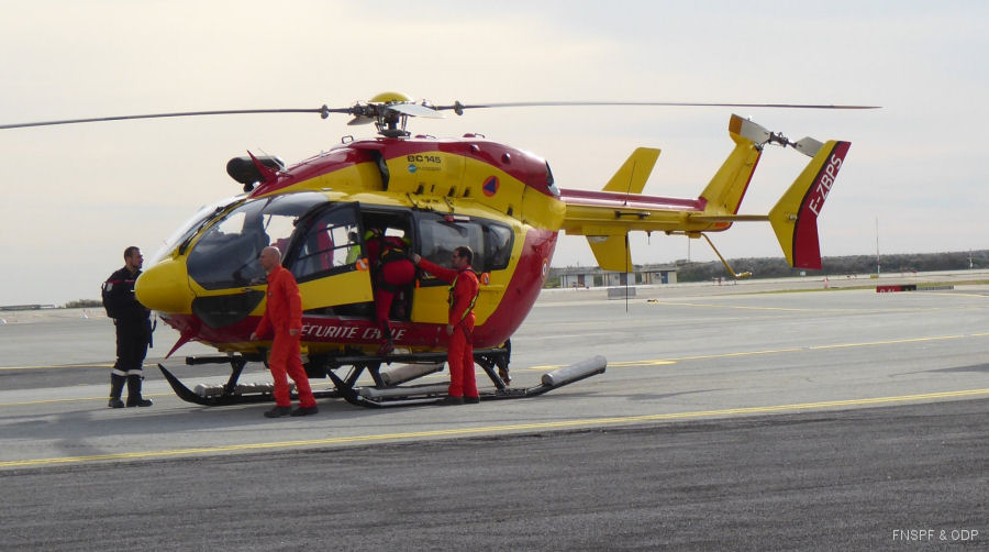 Detailed history and photos of helicopter Eurocopter EC145 Serial 9042 Register F-ZBPS D-HRWA used by Sécurité Civile (French Civilian Security) ,Eurocopter Deutschland GmbH (Eurocopter Germany) Track service timeline and current status.