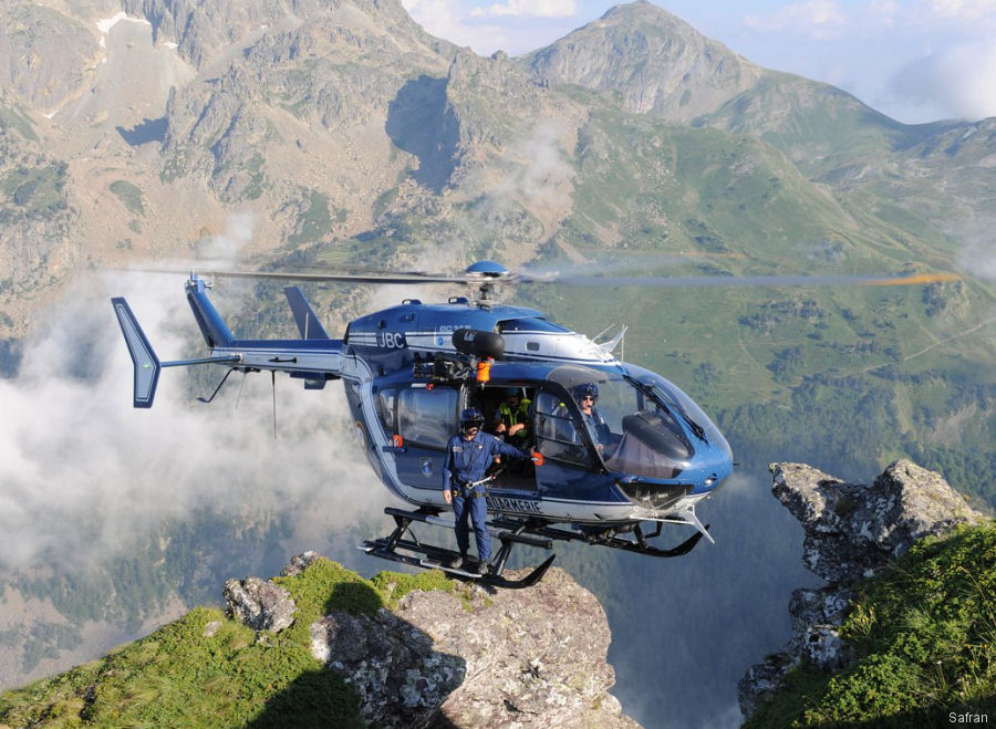 Detailed history and photos of helicopter Eurocopter EC145 Serial 9018 Register F-MJBC used by Gendarmerie Nationale (French National Gendarmerie) Track service timeline and current status.