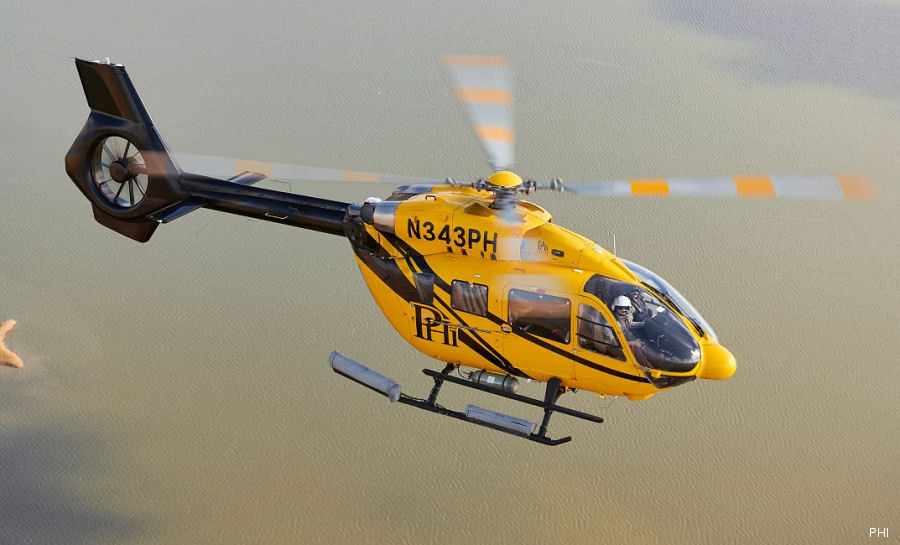 Detailed history and photos of helicopter Airbus H145D2 / EC145T2 Serial 20120 Register N343PH used by PHI Inc ,Airbus Helicopters Inc (Airbus Helicopters USA) Track service timeline and current status.