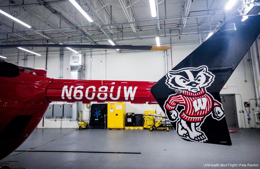 Detailed history and photos of helicopter Airbus H145 Serial 9850 Register N608UW N626AH used by UW Health (UW Health Med Flight) ,Metro Aviation ,Airbus Helicopters Inc (Airbus Helicopters USA) Track service timeline and current status.