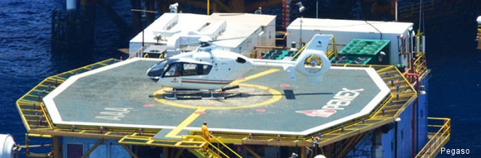 Photos of EC145 in Transportes Aereos Pegaso helicopter service.