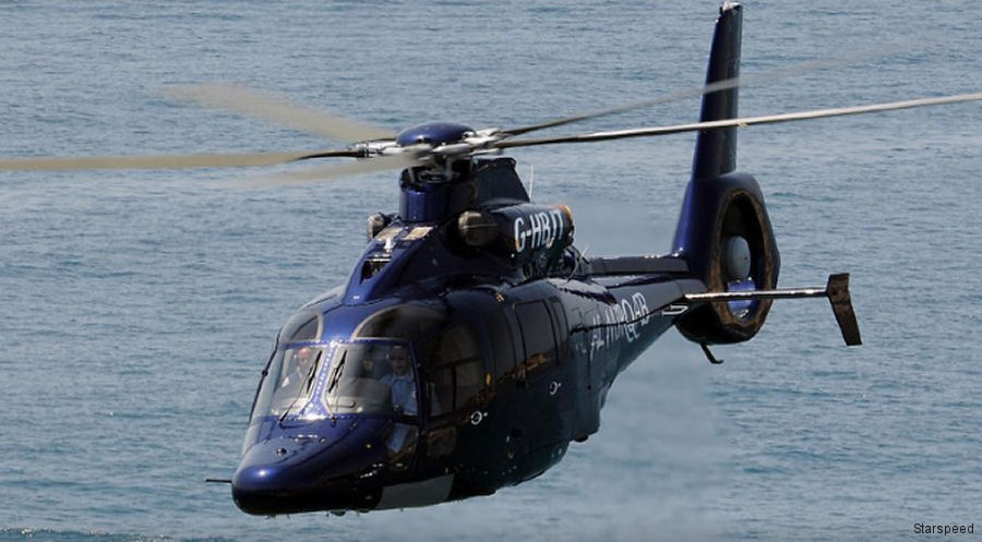Detailed history and photos of helicopter Eurocopter EC155B1 Serial 6807 Register G-HBJT used by Starspeed Ltd Track service timeline and current status.