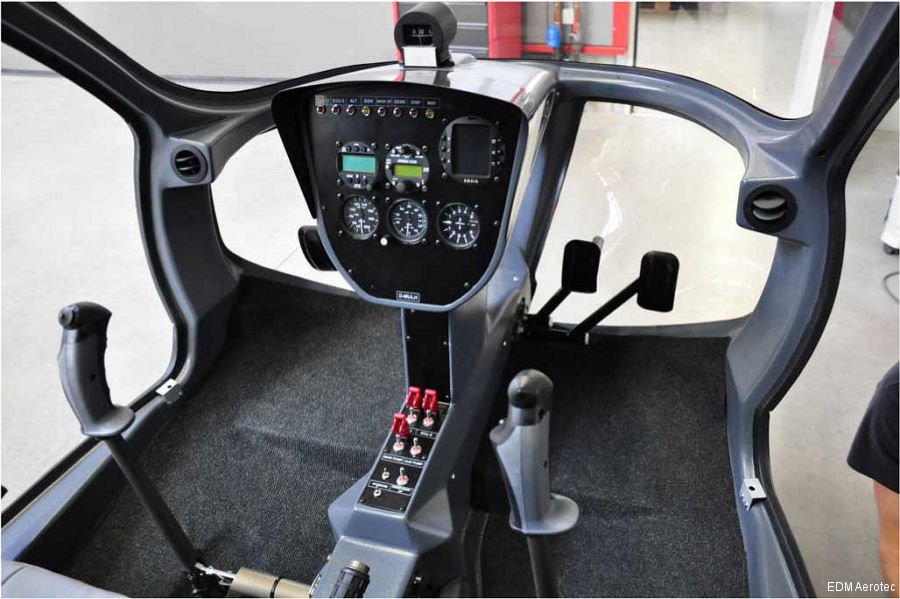 EDM Aerotec CoAX 2D/2R cockpit
