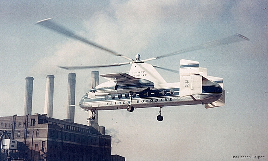 Fairey Rotodyne at London Heliport