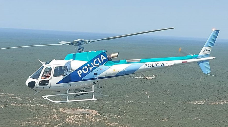 Helicopter Airbus H125 Serial  Register LQ-KHV used by Policias Provinciales (Argentine Provinces Police Units). Aircraft history and location