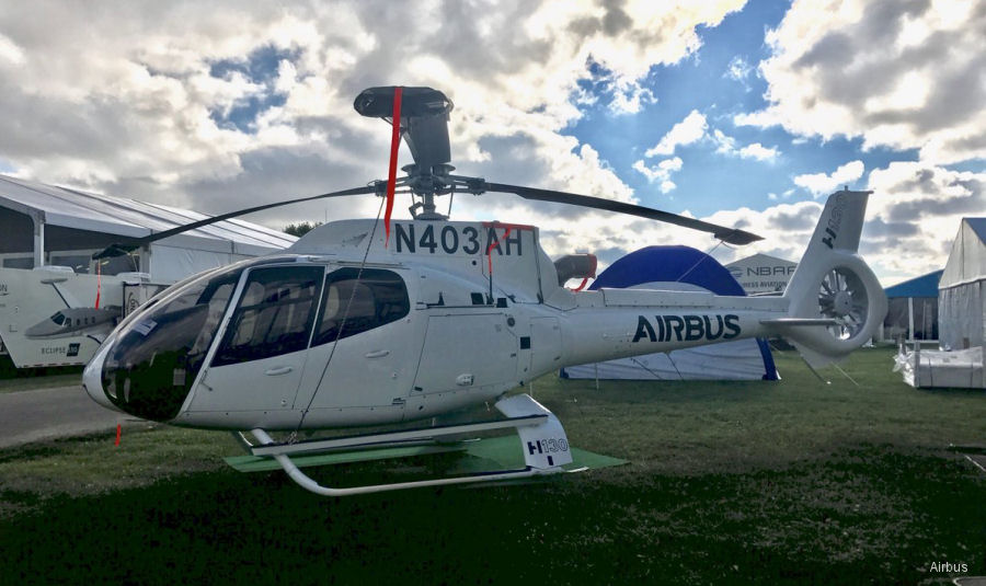 Detailed history and photos of helicopter Airbus H130 Serial 8300 Register N41SH N403AH used by Sweet Helicopters ,Airbus Helicopters Inc (Airbus Helicopters USA) Track service timeline and current status.