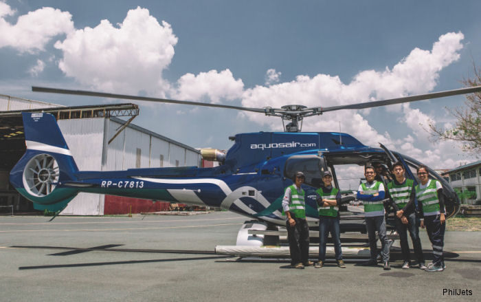 Detailed history and photos of helicopter Airbus H130 Serial 7813 Register RP-C7813 N505LH used by PhilJets Track service timeline and current status.