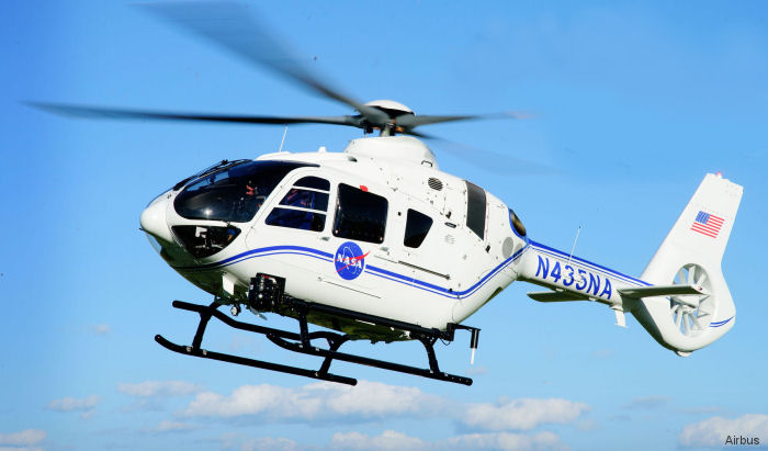 Detailed history and photos of helicopter Airbus H135 / EC135T3H Serial 2081 Register N435NA N606AH used by NASA (National Aeronautics and Space Administration) ,Airbus Helicopters Inc (Airbus Helicopters USA) Track service timeline and current status.