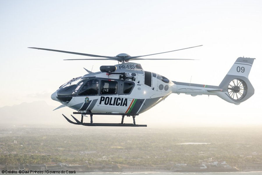 Helicopter Airbus H135 / EC135T3H Serial 2048 Register PR-EBS used by Polícia Civil (Brazilian Civil Police). Aircraft history and location