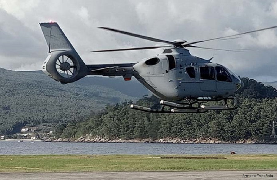 Detailed history and photos of helicopter Airbus H135 / EC135P3H Serial 2281 Register HE.26-48A EC-586 used by Arma Aerea de la Armada Española Marina (Spanish Navy) ,Airbus Helicopters España (Airbus Helicopters Spain) Track service timeline and current status.