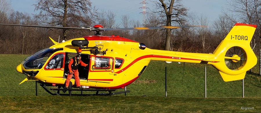 Helicopter Airbus Helicopters H145 / EC145T2 Serial 20011 Register I-TORQ used by Airgreen. Aircraft history and location